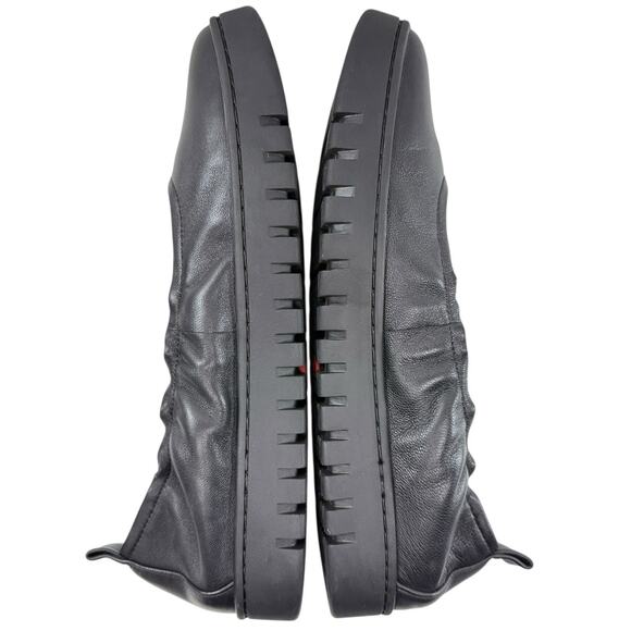 Vionic Uptown Ballet Flat Women Size 9 Black Leather Comfort Slip On Shoe - Picture 8 of 11